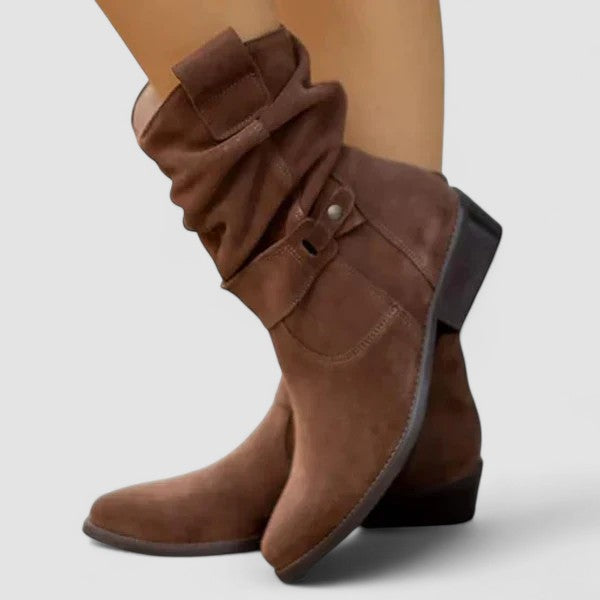 Victoria | Suede Orthopedic Ankle Boots