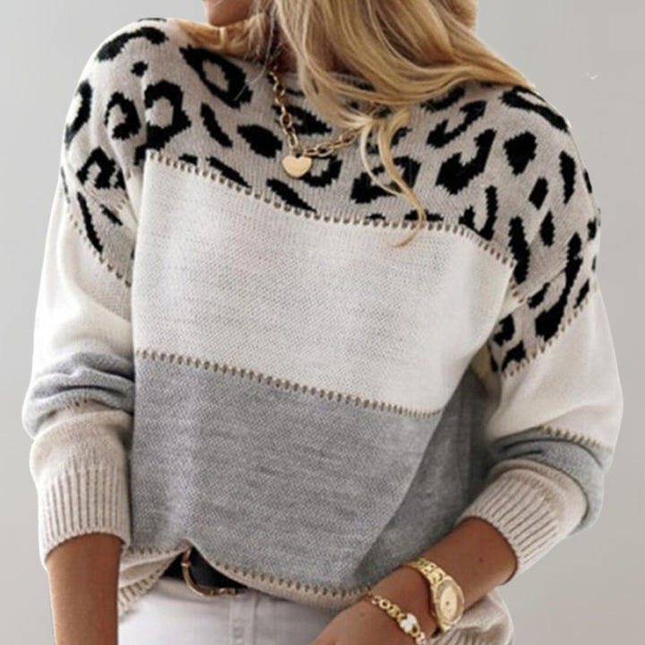 Victoria | Elegant Leopard Sweater