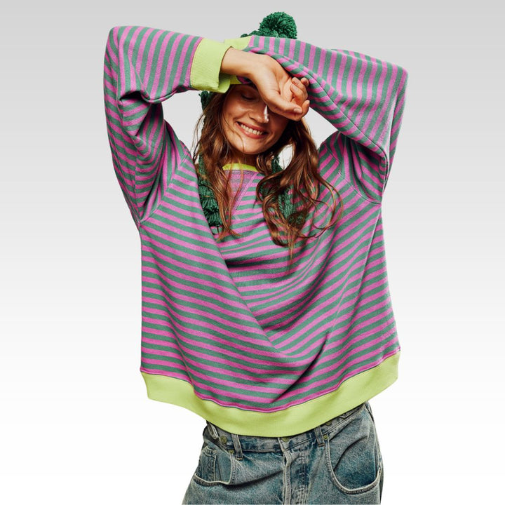 Mana | Striped Oversized Sweater