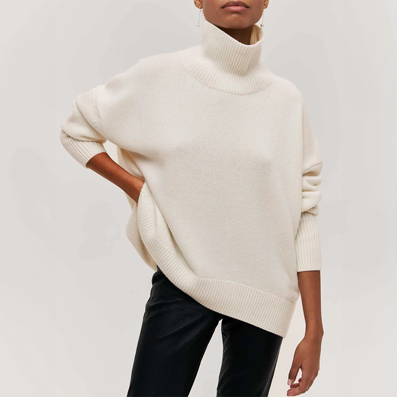 Amelia | Elegant Knitted Turtleneck Sweater
