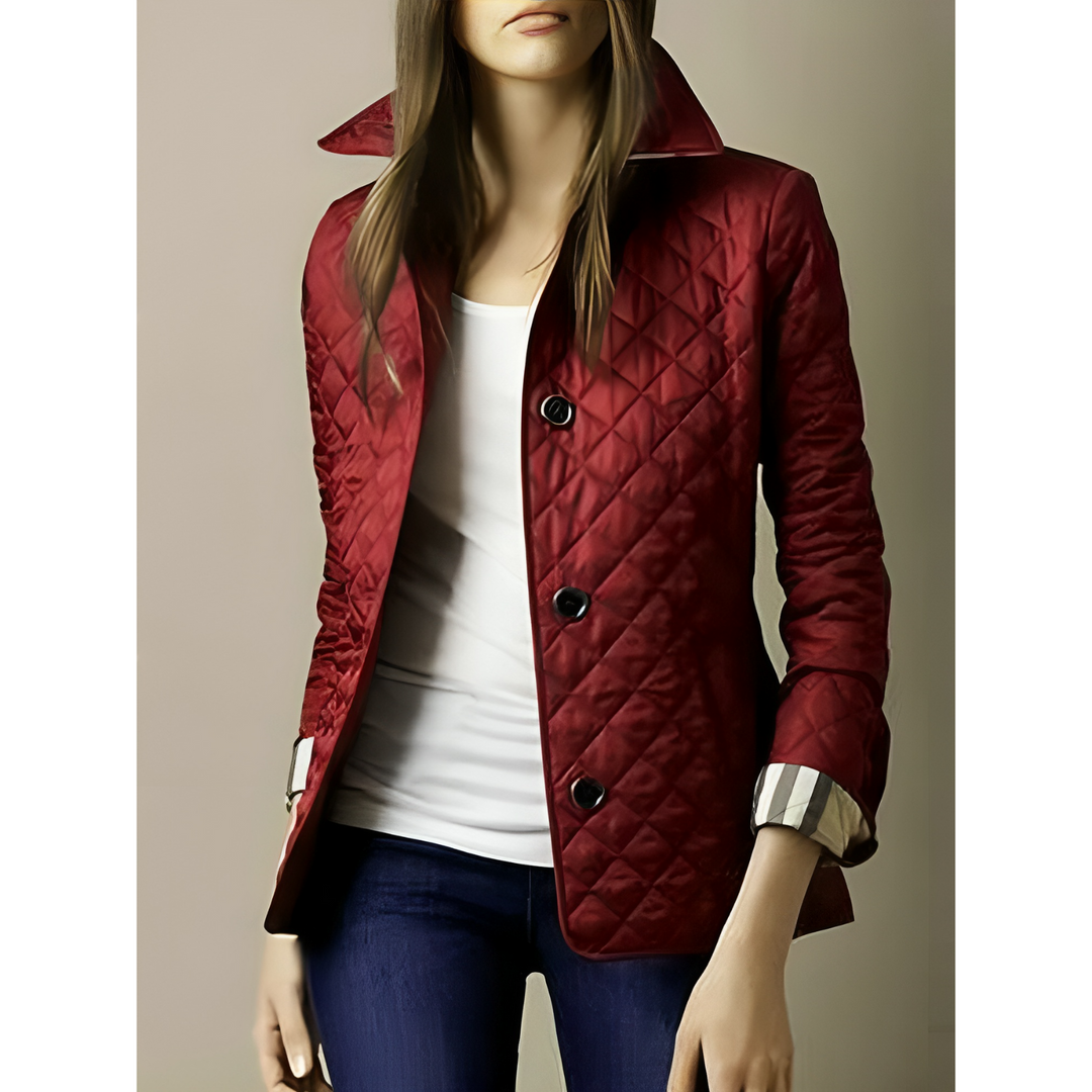 Leila | Short Padded Jacket with Buttons
