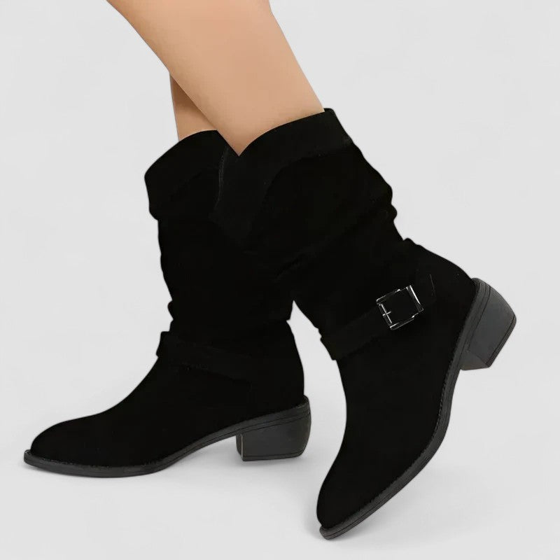 Victoria | Suede Orthopedic Ankle Boots