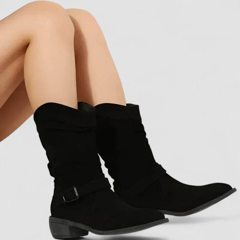 Victoria | Suede Orthopedic Ankle Boots