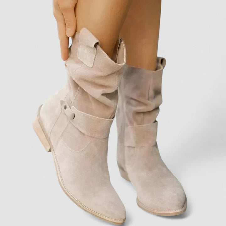 Victoria | Suede Orthopedic Ankle Boots
