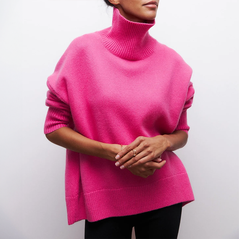 Amelia | Elegant Knitted Turtleneck Sweater